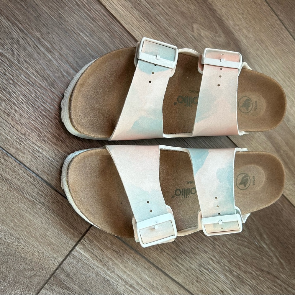 Papillio by Birkenstock Women's Arizona Flex Platform Birko-Flor Sandals